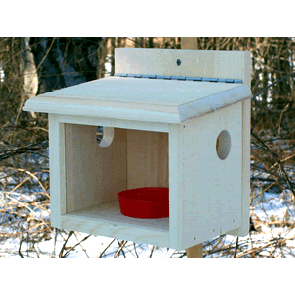 Post Mounted Bluebird Feeder