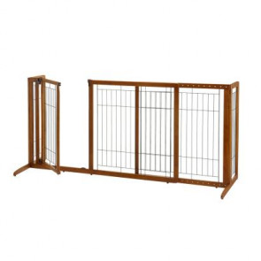 Richell Deluxe Freestanding Pet Gate with Door 
