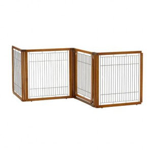 Richell Convertible Elite Pet Gate 4-Panel 