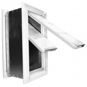  Endura Flap Wall Mount Pet Door - Double Flap